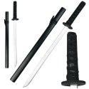 Drewniana Katana Miecz Do Zabawy Treningu Rekwizyt Czarny 70cm