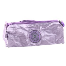 Piórnik Szkolny Organizer Jednokomorowy Fioletowy 21,5cm