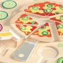 CLASSIC WORLD Drewniana Pizza do Krojenia Układanka Warzywa 22 el.