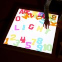MASTERKIDZ Panel Skrzynia LED Sensoryczna + Klocki Montessori Mozaika 140 el.