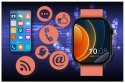 SMARTWATCH UNISEX GRAVITY GT15-3 - ROZMOWY BLUETOOTH, DODATKOWY PASEK (sg029c)