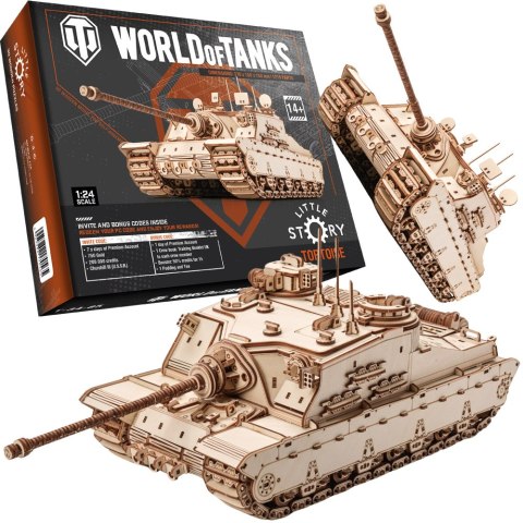 Little Story Wooden Model 3D Puzzle - Tank Tortoise