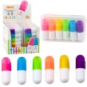 Zestaw Mini Zakreślacze W Etui Intensywne Kolory 6szt