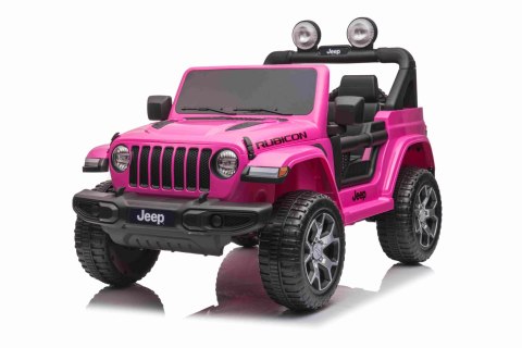 Pojazd Jeep Wrangler Rubicon Różowy