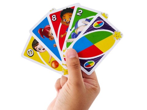Karty do gry UNO Junior Move Gra karciana dla dzieci GR0776