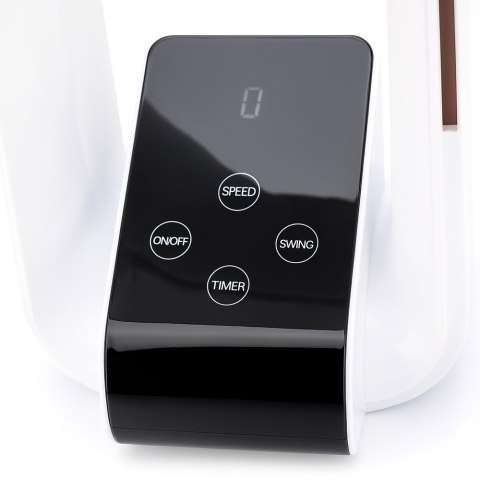 WENTYLATOR BEZŁOPATKOWY PODŁOGOWY OSCYLACJA TIMER WYŚWIETLACZ LCD PILOT