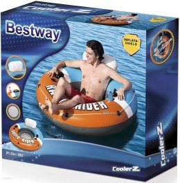 Koło Do Pływania Pomarańczowe 135 cm Bestway 43116