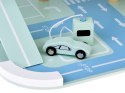Piętrowy parking drewniany WINDA zjazdy autka znaki duży zestaw ZA5615