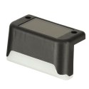 Lampa solarna schodowa ogrodowa zewnętrzna LED na schody czujnik zmierzchu 8 sztuk