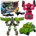 WOOPIE Roboty Transformujące Zestaw 4w1 Samochody Bojowe