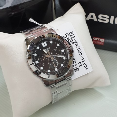 ZEGAREK MĘSKI CASIO MTP-VD300D-1E (zd268a) + BOX
