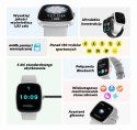 Smartwatch Damski GRAVITY GT18-3 Różowy Pasek Silikonowy + Granatowy Pasek