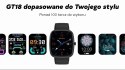 Smartwatch Męski GRAVITY GT18-4 Pomarańczowy Pasek Silikonowy + Czarny Pasek