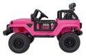 Auto terenowe OFF-ROAD 3.0 dla dzieci Różowy + Pilot + Wolny Start + Pasy + Audio LED