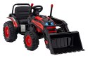 Koparka Traktor na akumulator dla dzieci Czerwony + Ruchome Ramię Łyżka + Pilot + Wolny Start + Radio FM + LED