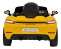 Pojazd Porsche Spyder RS 718 Lakier Żółty