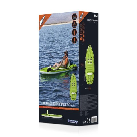 Dmuchany Kajak Do Łowienia Ryb 270 x 100cm Bestway