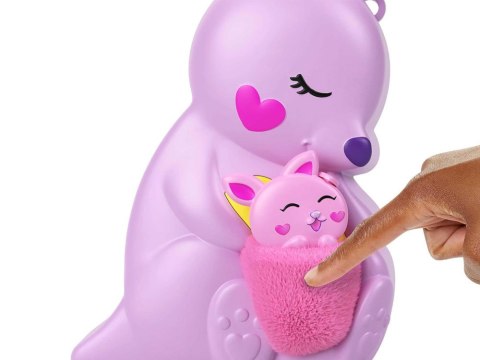 Zestaw Polly Pocket Torebka kangurek składany domek figurki ZA6048