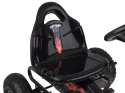 Duży gokart na pedały regulowane siedzisko pompowane koła SP0839