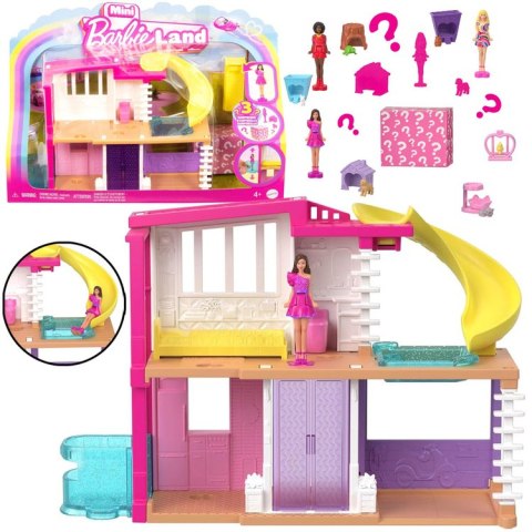 Mattel Mini BarbieLand Domek dla lalek + lalka i pupil + akcesoria ZA6039 A