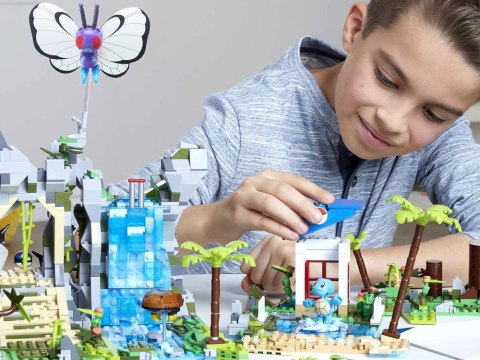 Mattel Klocki MEGA Pokémon 1362-ele + 4 figurki zestaw Pokemonów ZA6035