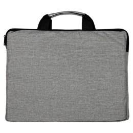 Torba na laptopa 15,6 cali etui pokrowiec teczka damska męska szara