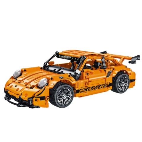 Klocki Konstrukcyjne Samochód GT Racing Pomarańczowy 1:14 1268 el.