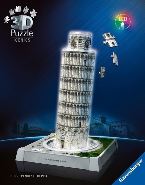 Puzzle 3D Iconics Krzywa Wieża w Pizie
