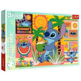 Puzzle - 500 - Wakacje ze Stichem Disney Lilo&Stitch Trefl 37483