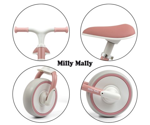 Milly Mally Rowerek Biegowy Skippy Pink