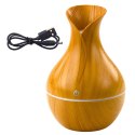 Nawilżacz Powietrza Dyfuzor Aromaterapia Imitacja Drewna 130ml