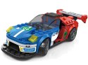 Klocki techniczne Sportowe auto NIEBIESKO-CZERWONE 138-elementów ZA5744