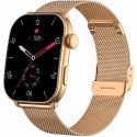 Smartwatch Damski GRAVITY GT28-6 Pasek + Bransoleta Różowe złoto Różowy