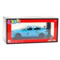 Samochód Metalowy Jaguar Światła Dżwieki Niebieski