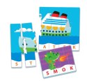 Gra edukacyjna Puzzle Moje Pierwsze Słowa Uczę się Bawiąc Język Polski Clementoni 50770