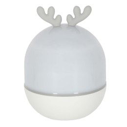 Lampka nocna projektor gwiazd LED USB obrotowy 6 motywów pilot renifer