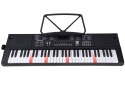 Organy KEYBOARD KLASYCZNY 61-klawiszy w dotyku jak drewno + mikrofon IN0184
