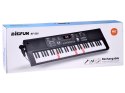 Organy KEYBOARD KLASYCZNY 61-klawiszy w dotyku jak drewno + mikrofon IN0184