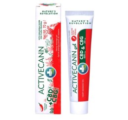 Rozgrzewający żel konopny ActiveCann CBD + CBG - 75 ml - Annabis (dawniej Arthrocann)