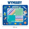 WOOPIE Mata Wodna do Malowania XXL 100x80cm Kosmos Niebieska
