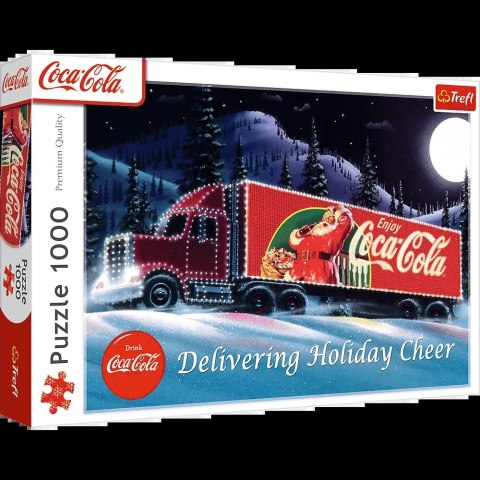 Puzzle - 1000 XMAS - Coca-Cola: Świąteczna Ciężarówka - Trefl 10941