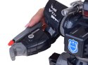 Zdalnie sterowany ROBOT POLICYJNY - chodzi, tańczy, strzela i świeci RC0731