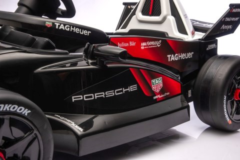 Pojazd Bolid Formuły E Porsche Czerwony