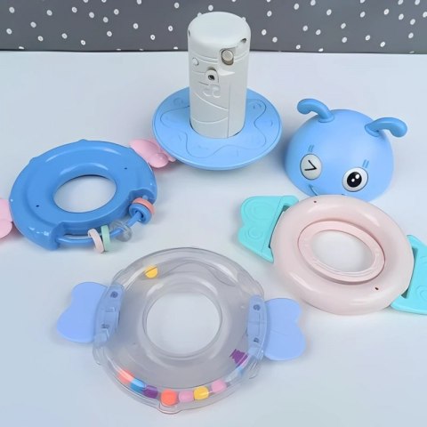 WOOPIE Baby Wańka Wstańka Zabawka Sensoryczna 2w1 Grzechotka Gryzak