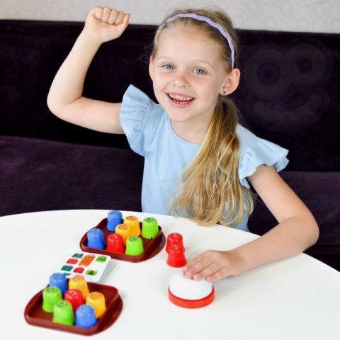 WOOPIE IQ Gra Logiczna Edukacyjno-Strategiczna 2w1 Kółko i Krzyżyk 4szt