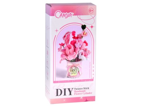 Zestaw kreatywny DIY Stwórz materiałowe KWIATY w wazonie Flowerbox ZA5866