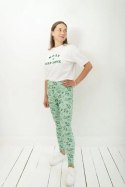 Długie Legginsy z Wysokim Stanem - Miętowy Zielony