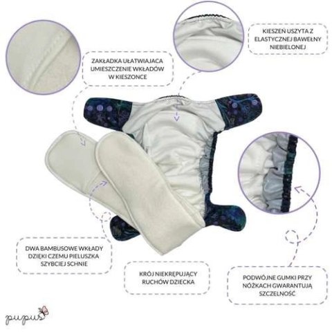 Pieluszka AIO (all in one) PIESKI