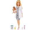 Mattel GVK03 Pediatra Lalka z Bobasem i Akcesoriami Tematycznymi