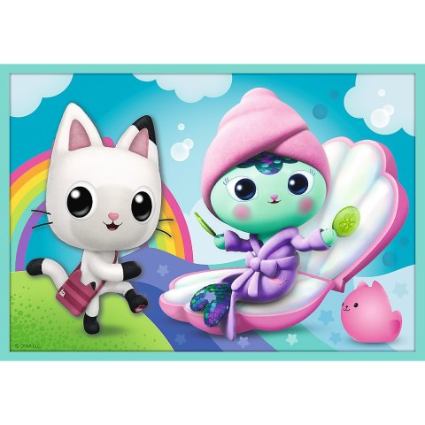 Puzzle - 10w1 - W świecie Gabi - Koci Domek Gabi - Trefl 96003